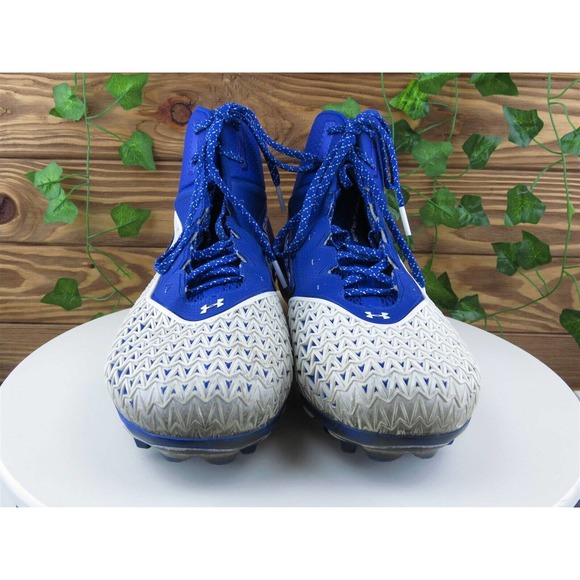 Under Armour Sz 11.5 Sneaker White Synthetic Men Medium (D, M) Athletic - Picture 3 of 10